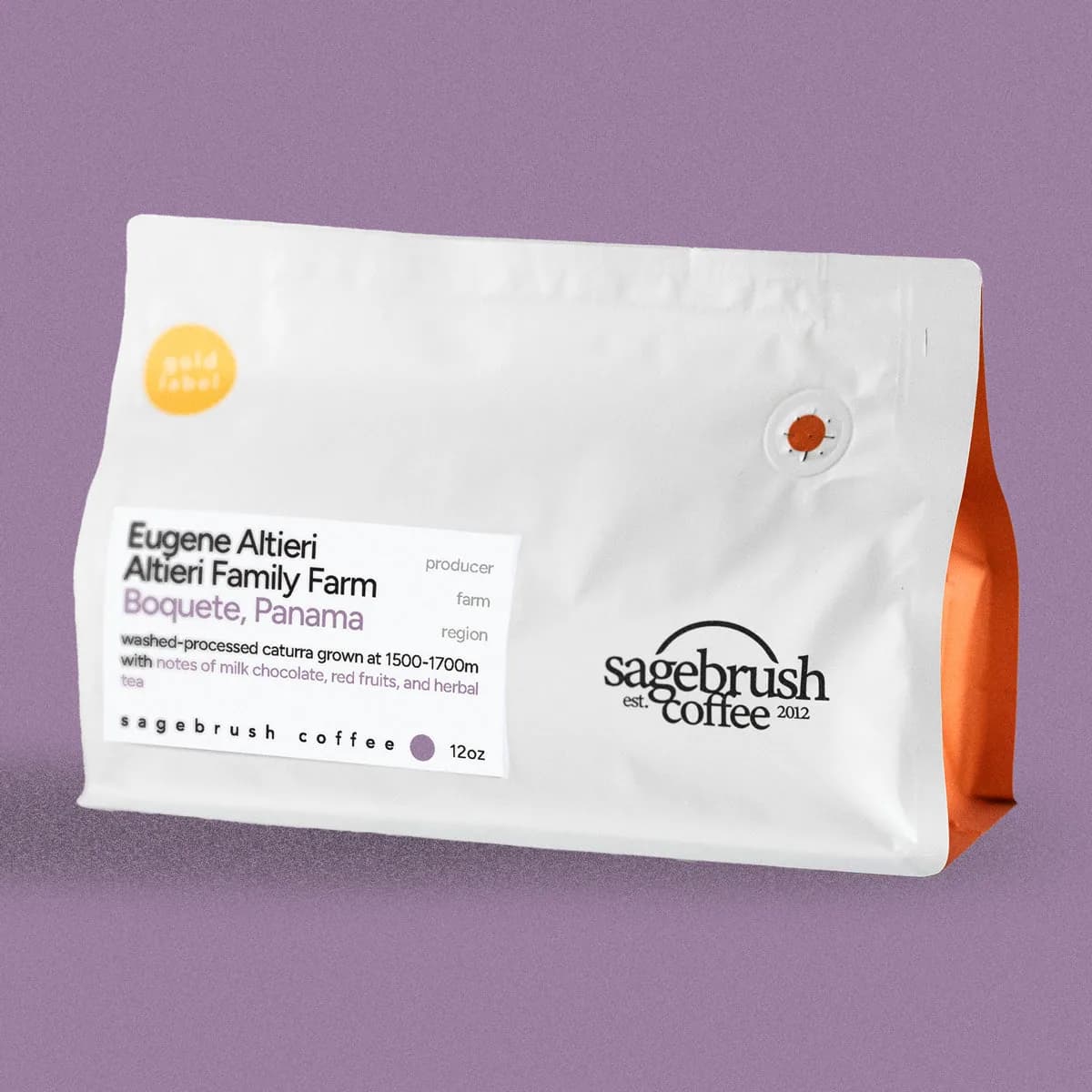 eugene altieri • washed-processed caturra, panama coffee from sagebrush coffee shop & roastery