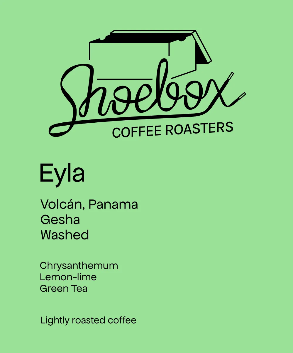 panama eyla gesha washed, panama coffee from shoebox coffee
