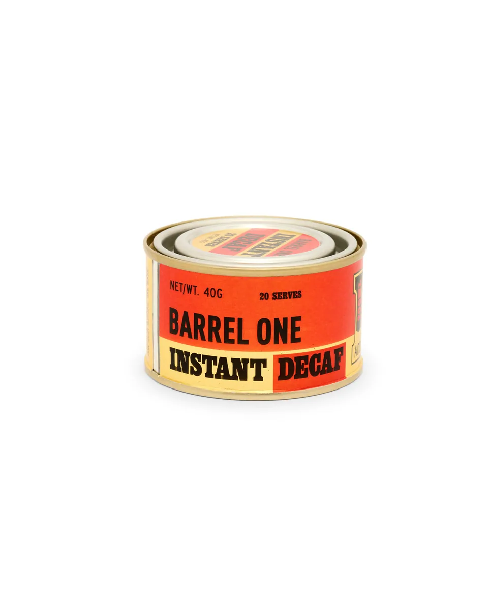 barrel one instant decaf coffee, colombia coffee from barrel one coffee roasters brookvale