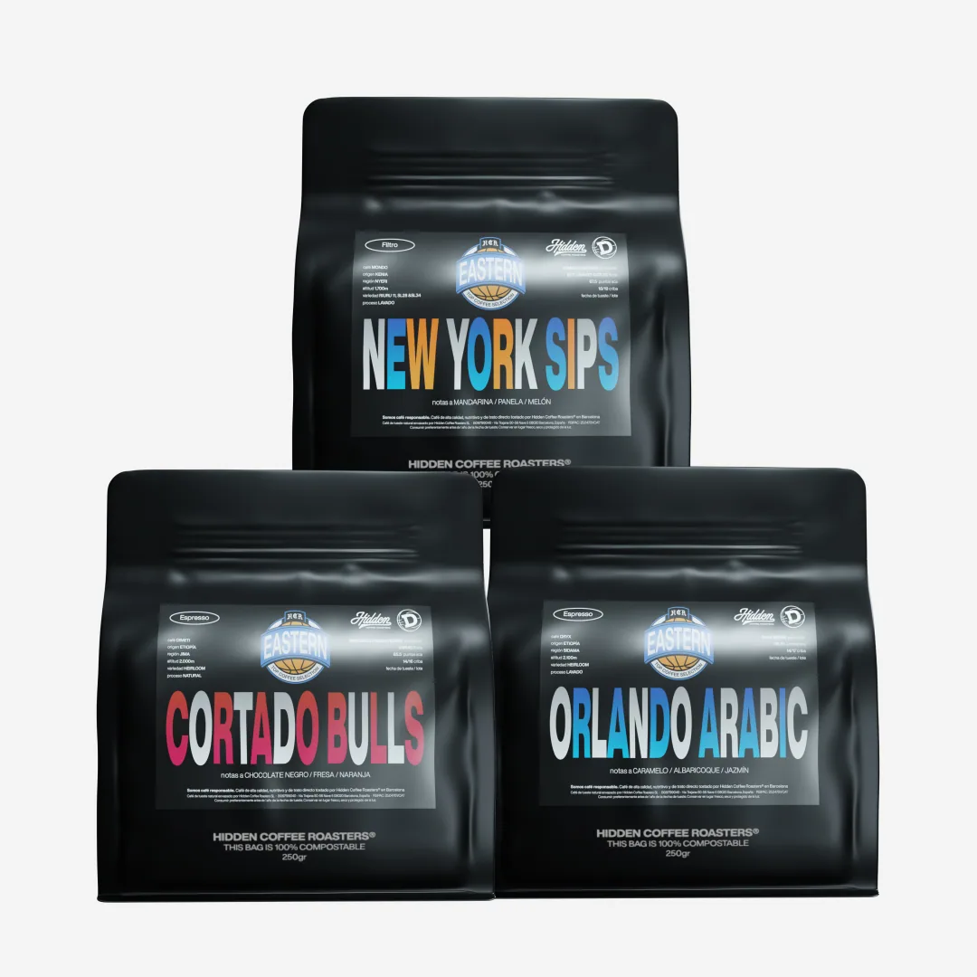 pack “eastern” all stars – hidden x drafteados, colombia coffee from hidden coffee roasters - les corts
