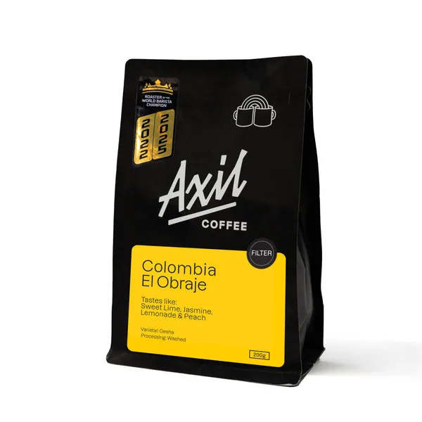 el obraje, colombia coffee from axil coffee roasters sxl