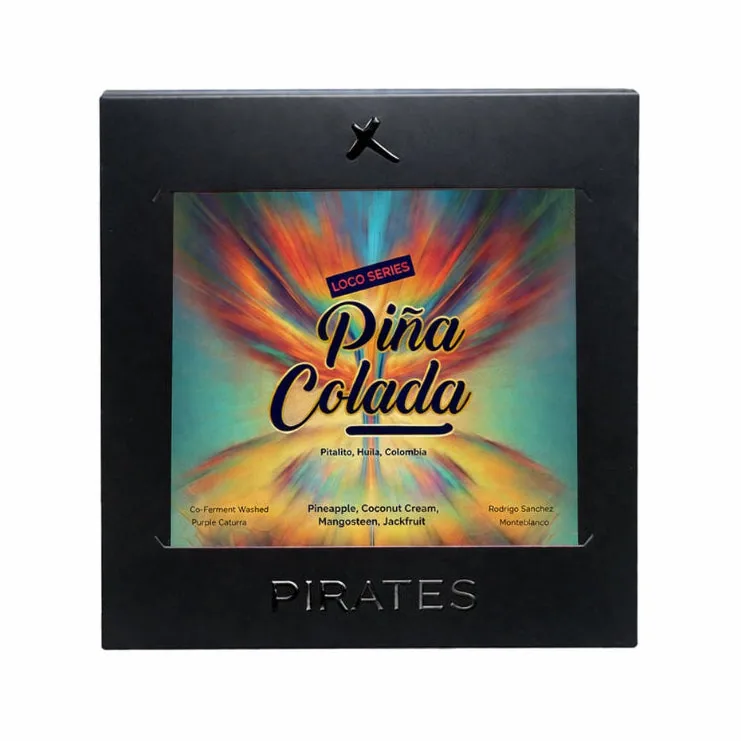 piña colada: colombia co-ferment washed, colombia coffee from pirates of coffee