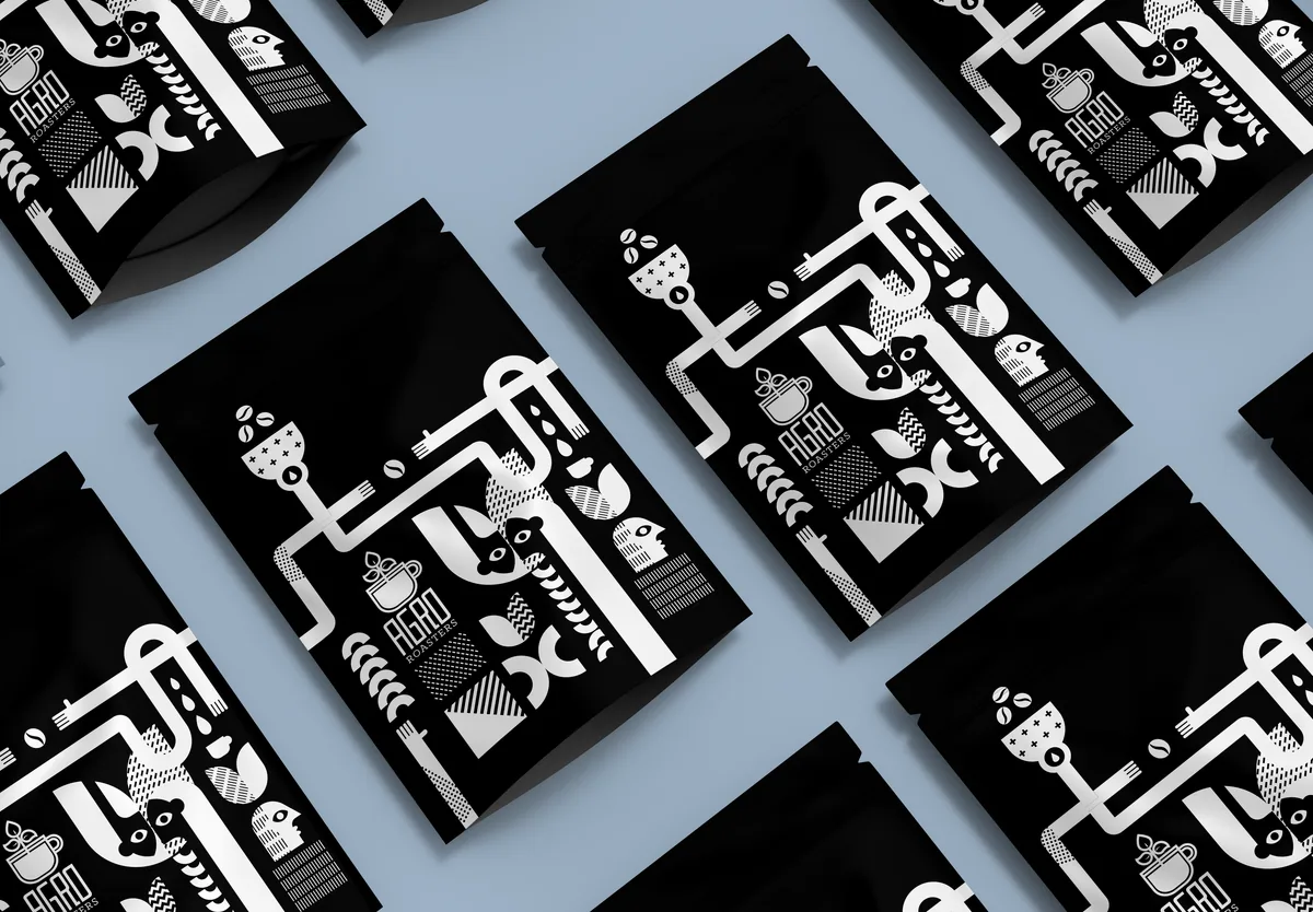 sample sets, colombia + peru + indonesia + sumatra coffee from agro coffee roasters