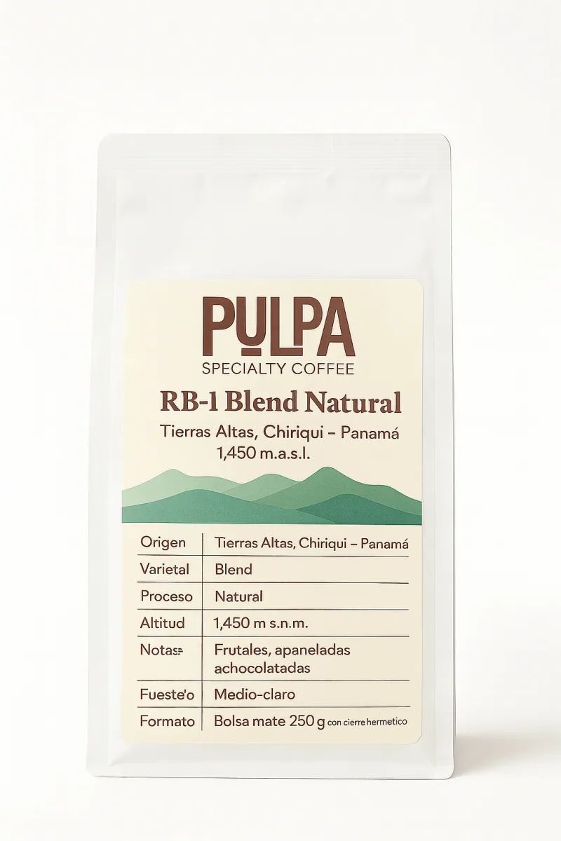 osaka blend - pacamara y caturra natural, panama coffee from pulpa specialty coffee - roastery & coffee lab