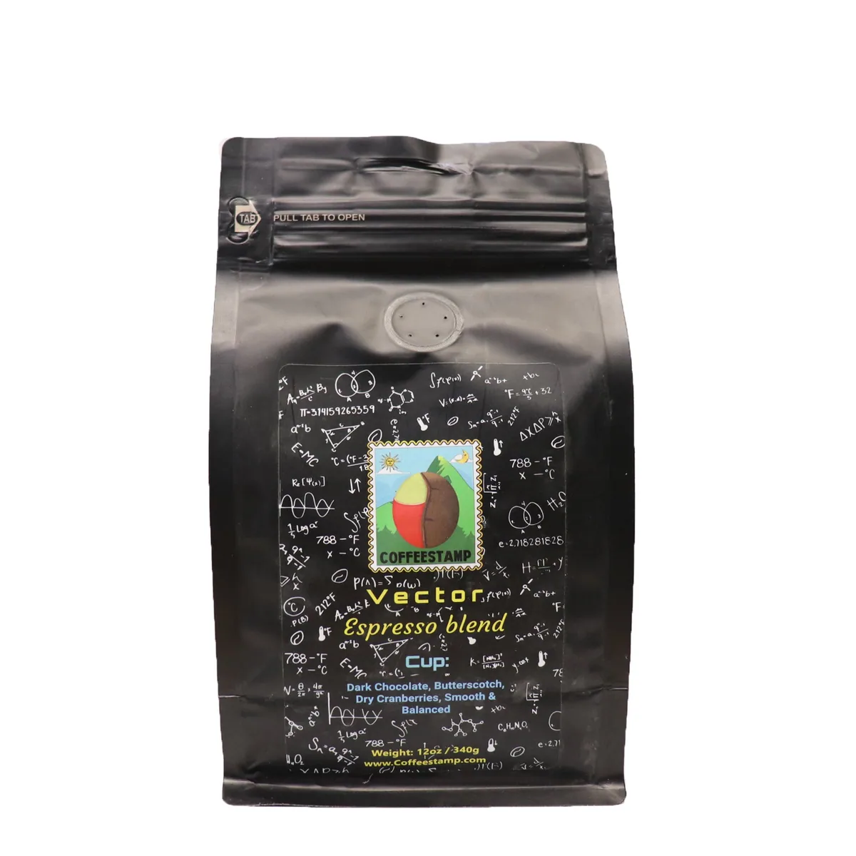 vector blend, brazil coffee from coffeestamp