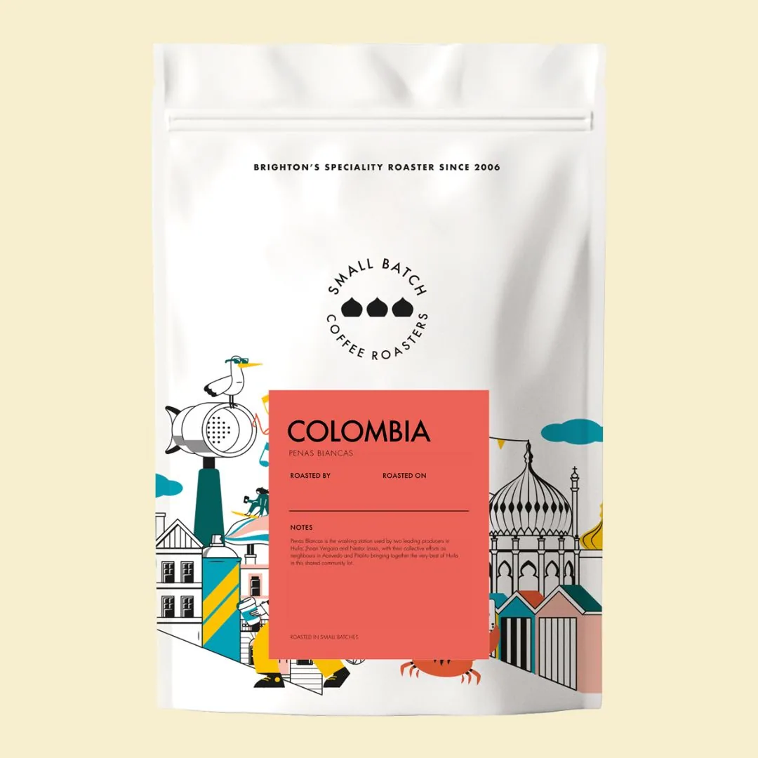 colombia penas blancas, colombia coffee from small batch coffee roasters - roastery & cafe
