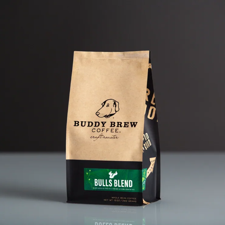 usf bulls blend, ethiopia + el salvador coffee from buddy brew coffee