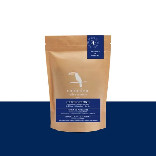 oxford blend (natural & fully washed process), colombia coffee from colombia coffee roasters.