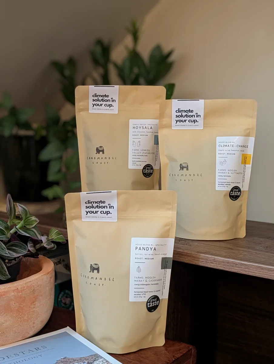 the revelation pack - 3 rare, award-winning shade-grown coffees., india coffee from filtr by coromandel coast