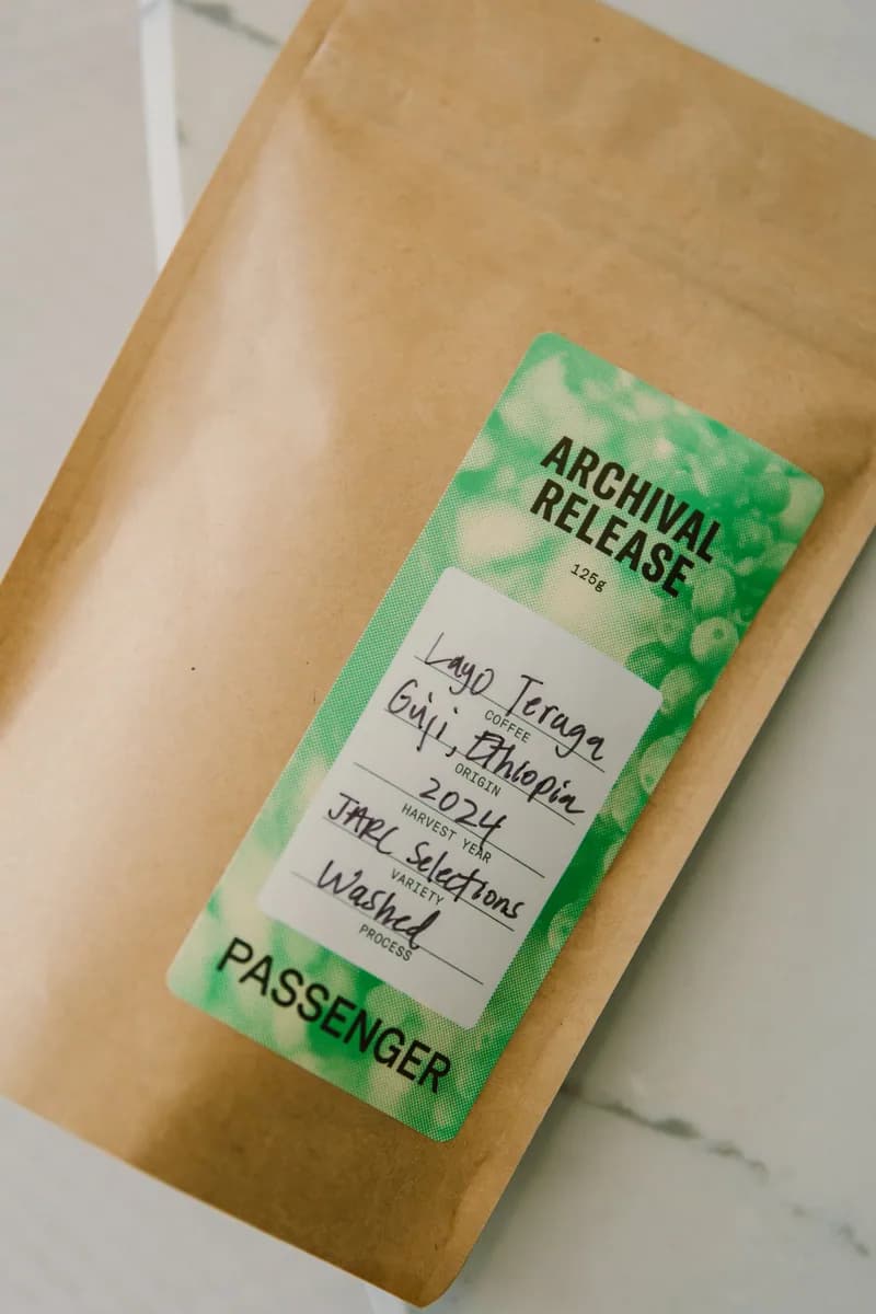 archival release #54 - layo teraga 2024, ethiopia coffee from passenger / necessary coffee