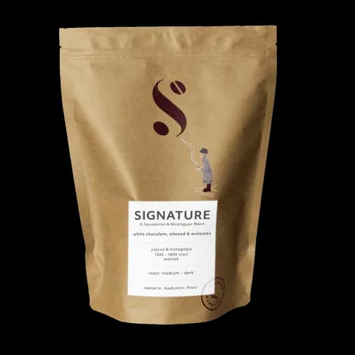 signature blend, nicaragua + el salvador coffee from salford roasters