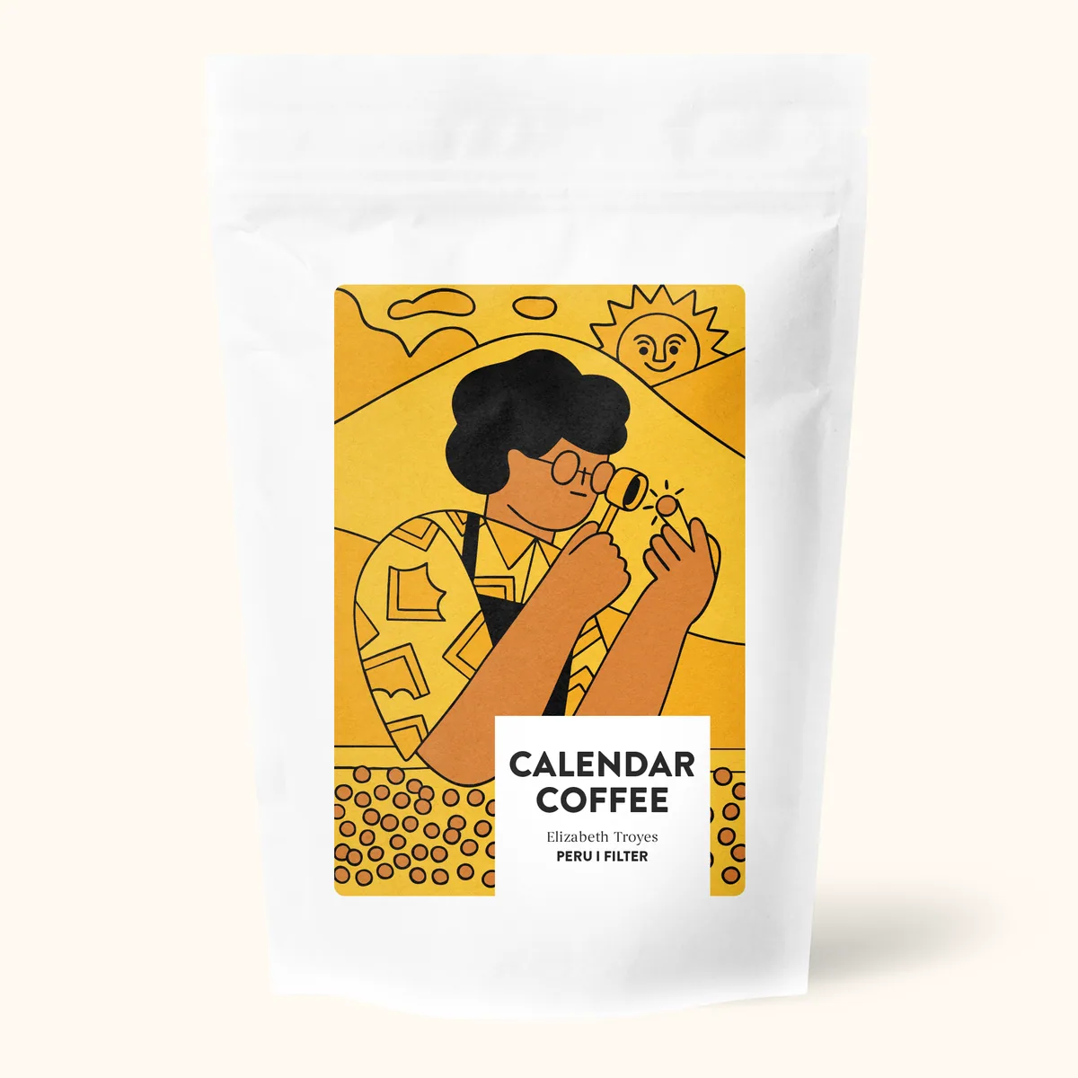elizabeth troyes | peru | filter, peru coffee from calendar
