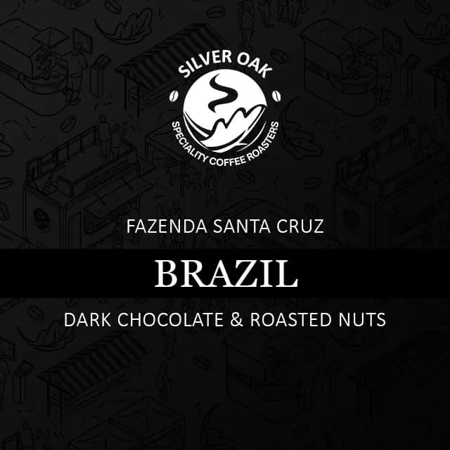 the black bag- bsca santa cruz, brazil, brazil coffee from silver oak coffee ltd