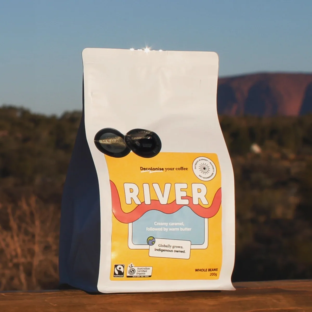 heal country: river, honduras coffee from jasper coffee - roaster