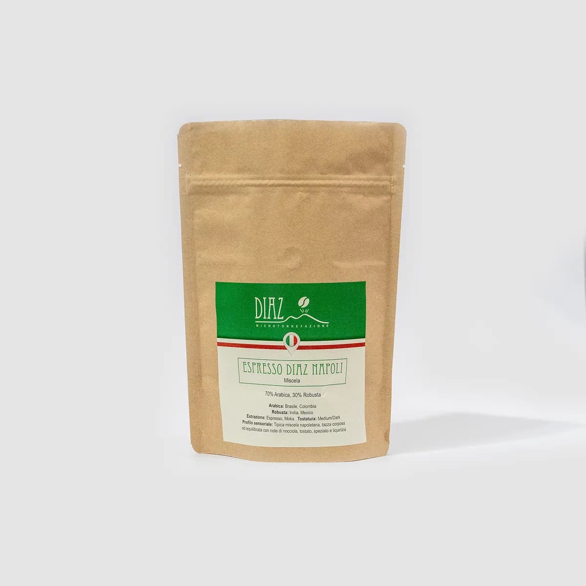 miscela espresso diaz napoli 250gr, colombia + india coffee from diaz microtorrefazione