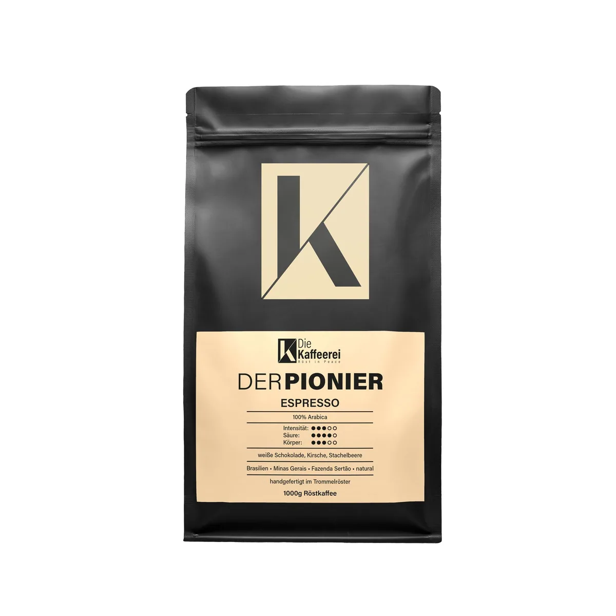 der pionier - espresso aus brasilien, guatemala coffee from die kaffeerei stadtpark