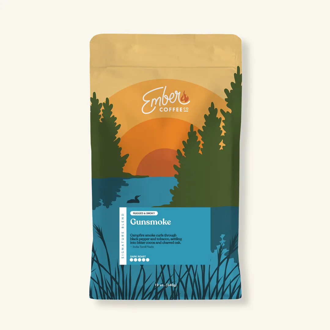 gunsmoke, india coffee from ember coffee company