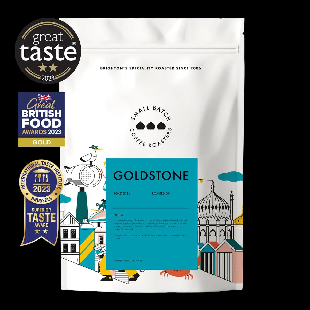 goldstone 1kg, ethiopia + brazil + papua new guinea coffee from small batch coffee roasters - roastery & cafe