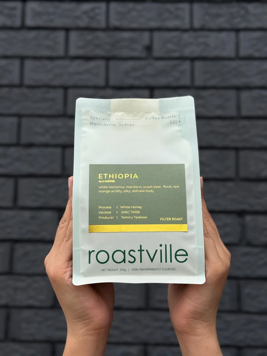 ethiopia white honey, ethiopia coffee from roastville coffee roasters