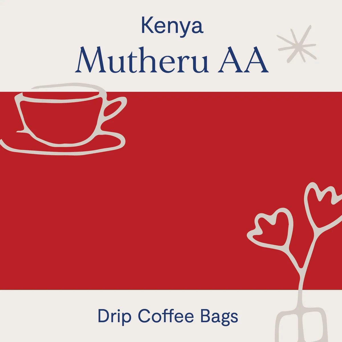 mutheru aa, kenya - washed coffee drip bags, kenya coffee from father carpenter