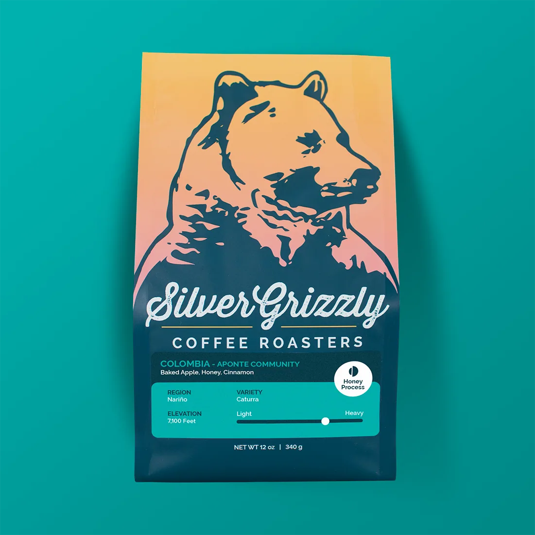 colombia aponte community, colombia coffee from silver grizzly coffee roasters