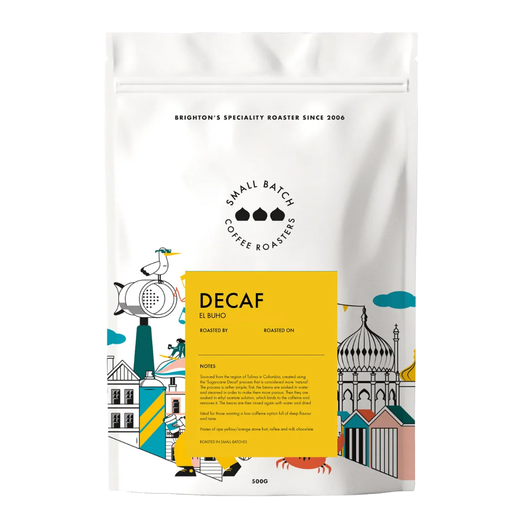 decaf el buho 1kg decaf coffee, colombia coffee from small batch coffee roasters - roastery & cafe