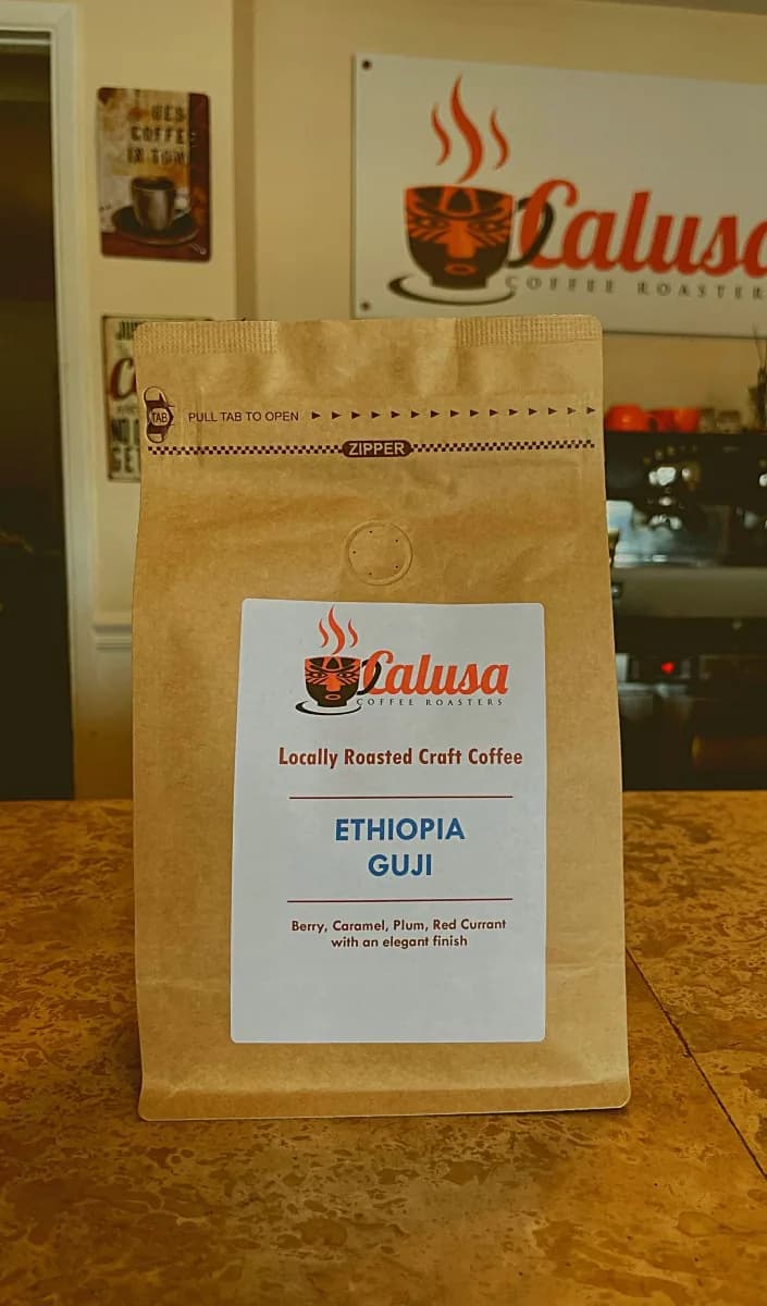 ethiopia guji, ethiopia coffee from calusa coffee roasters