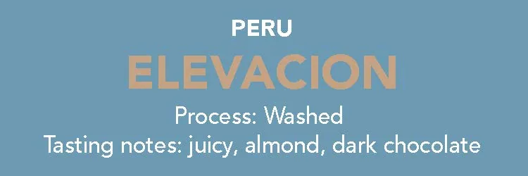 dose - peru elevación, peru coffee from methodical coffee
