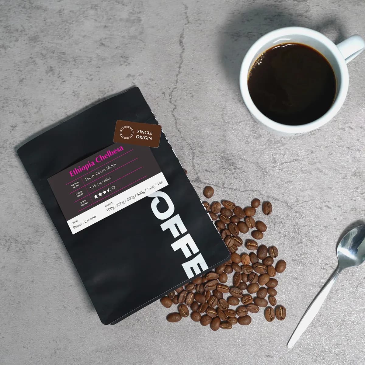 ethiopia chelbesa - natural, ethiopia coffee from mcoffee