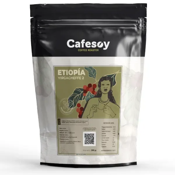 etiopía yirgacheffe 2 200 gr. – café de especialidad, ethiopia coffee from cafés cafesoy | café especialidad | tienda café online