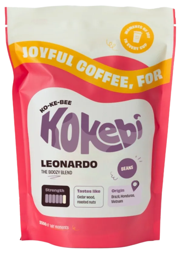 leonardo, brazil + honduras + vietnam coffee from kokebi coffee ltd