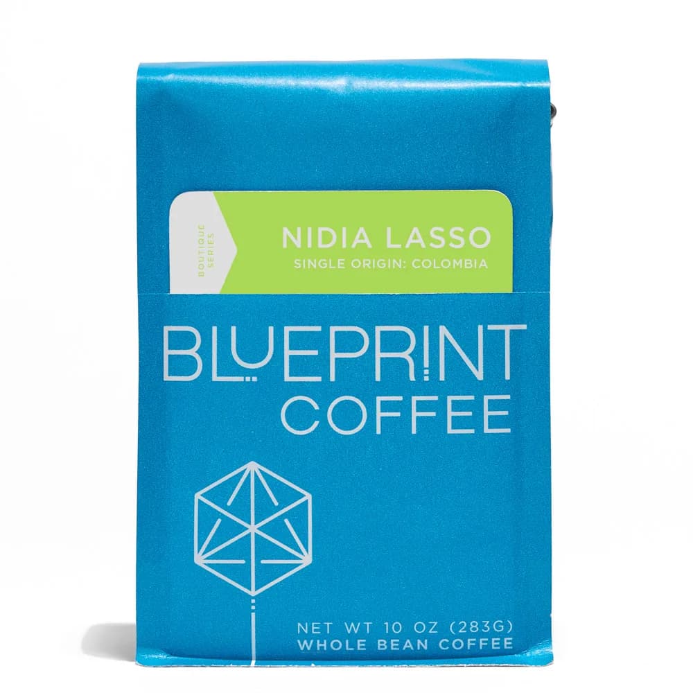 boutique:<br> nidia lasso, ethiopia + colombia coffee from blueprint coffee - watson
