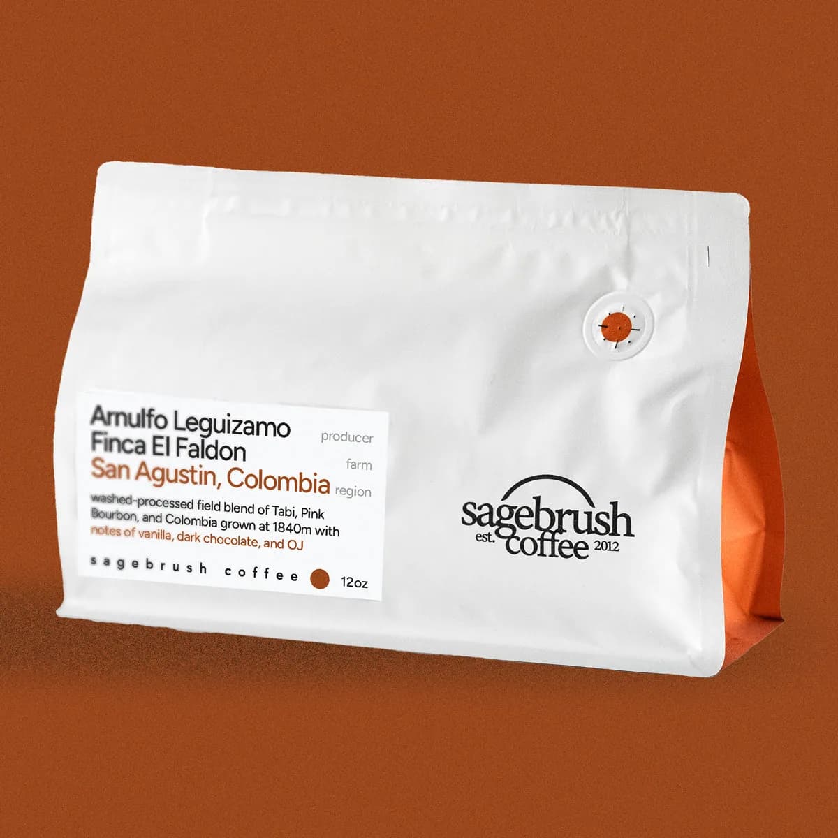 arnulfo leguizamo • washed-processed pink bourbon, tabi, & colombia, colombia coffee from sagebrush coffee shop & roastery