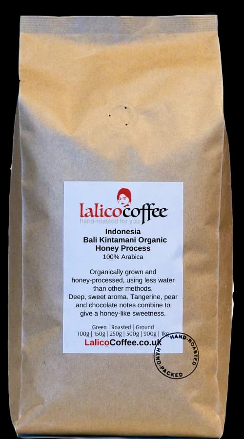indonesia bali kintamani natural organic honey process, indonesia coffee from lalico coffee