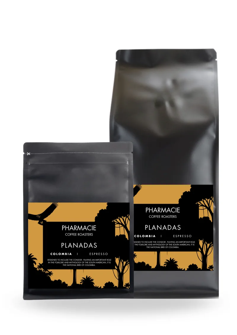 selección planadas, colombia - espresso, colombia coffee from pharmacie coffee roasters