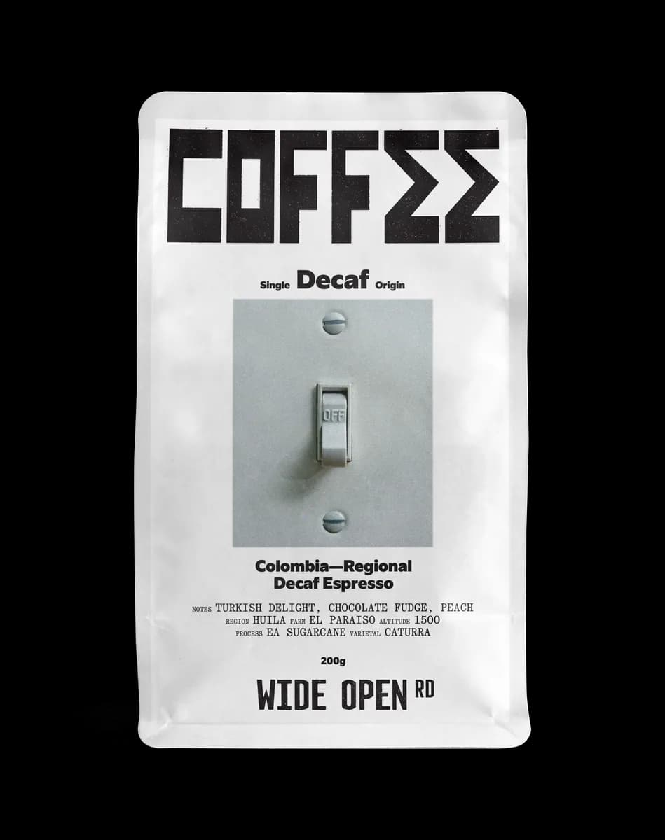 colombia | regional - decaf espresso, colombia coffee from wide open road coffee roasters