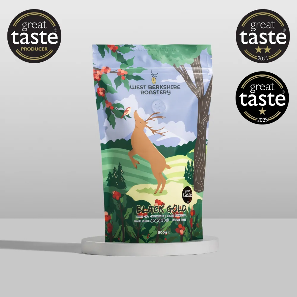 black gold, el salvador coffee from west berkshire roastery