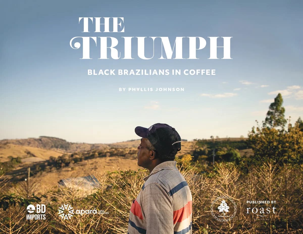 the triumph book, brazil coffee from driftaway coffee
