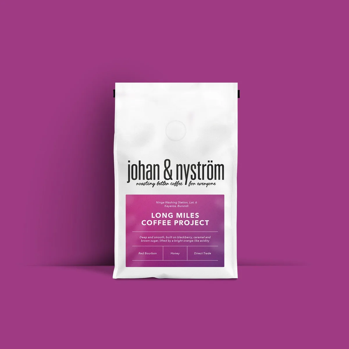 long miles coffee project, kenya + burundi + uganda coffee from johan & nyström kafferostare & tehandlare ab
