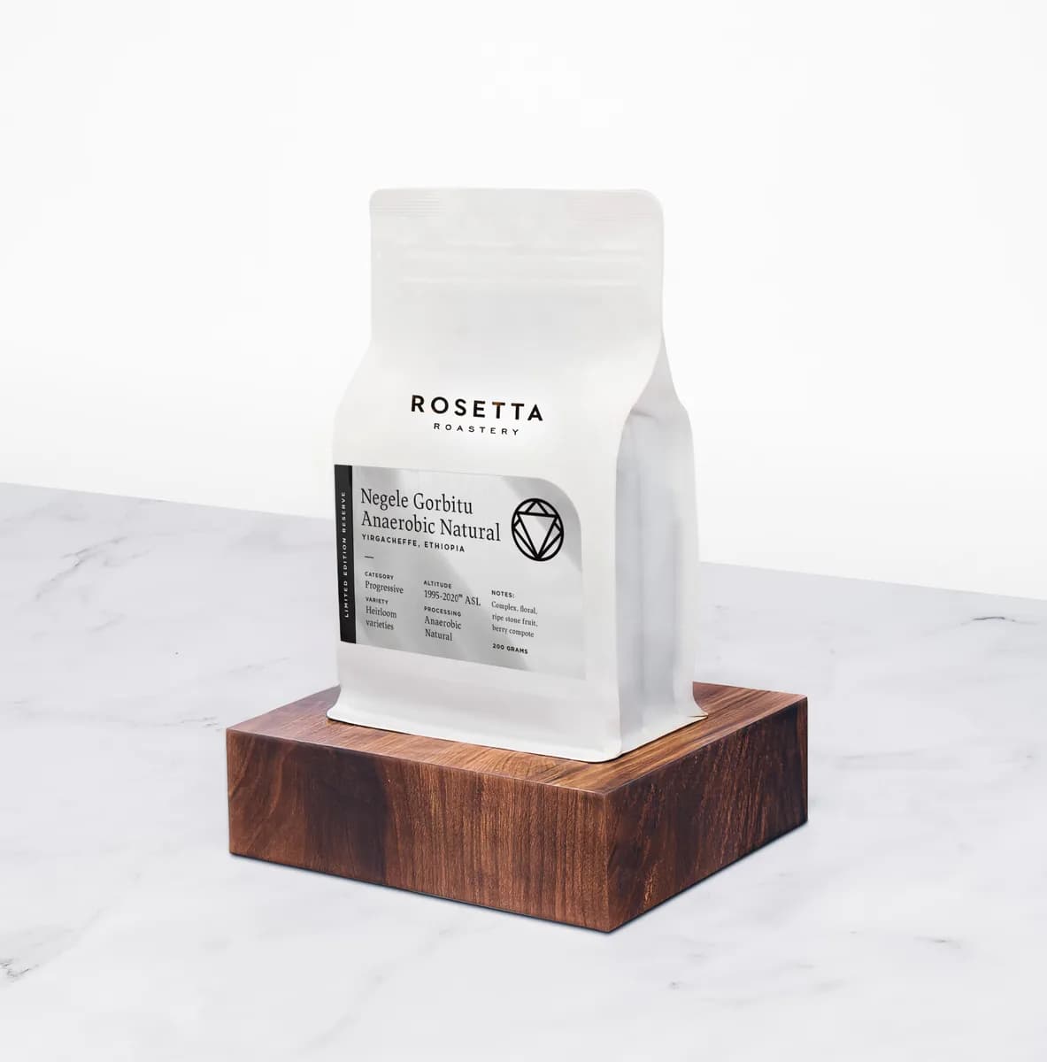 negele gorbitu anaerobic natural, ethiopia, ethiopia coffee from rosetta roastery cafe (bree street)