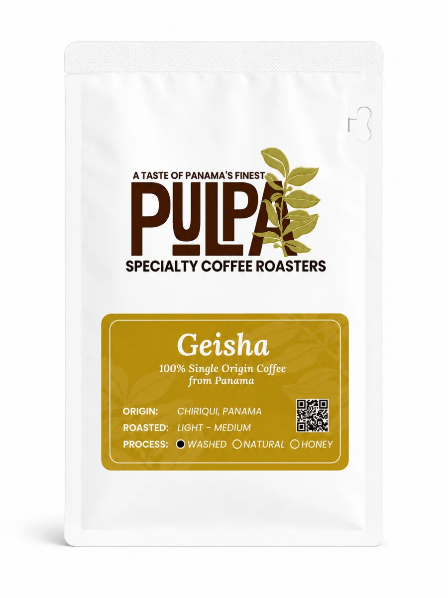 panama geisha washed single origin, panama coffee from pulpa