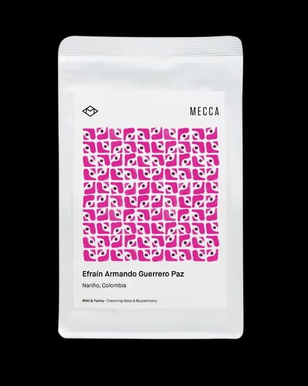 efraín armando guerrero paz, colombia coffee from mecca coffee - alexandria