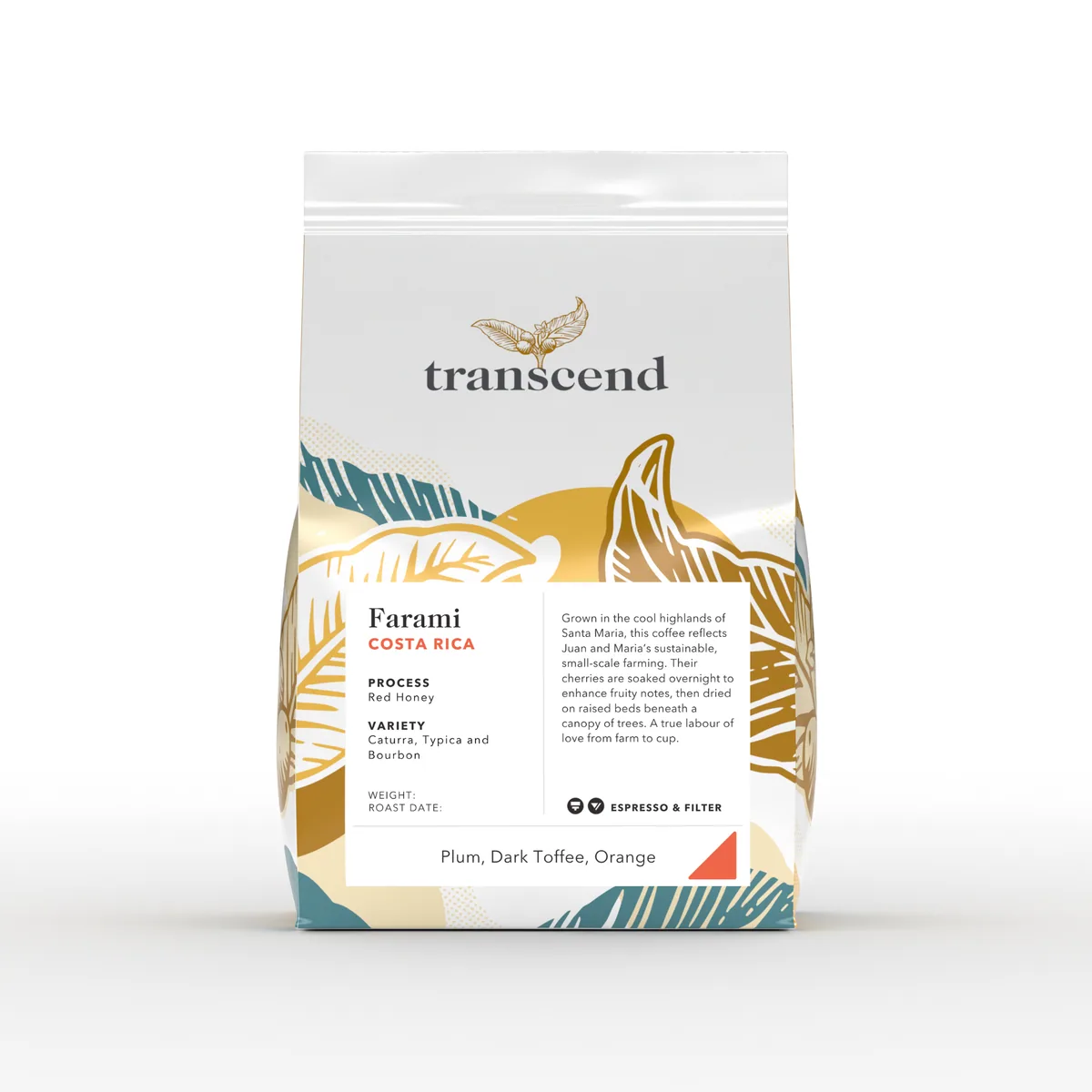 farami - costa rica, costa rica coffee from transcend coffee and roastery