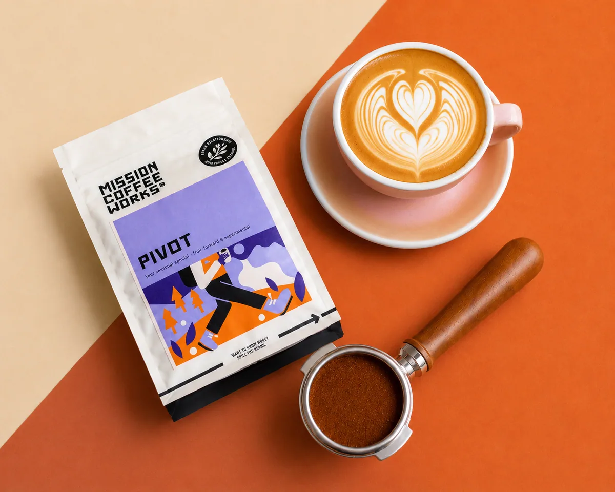 pivot, ethiopia coffee from mission coffee works