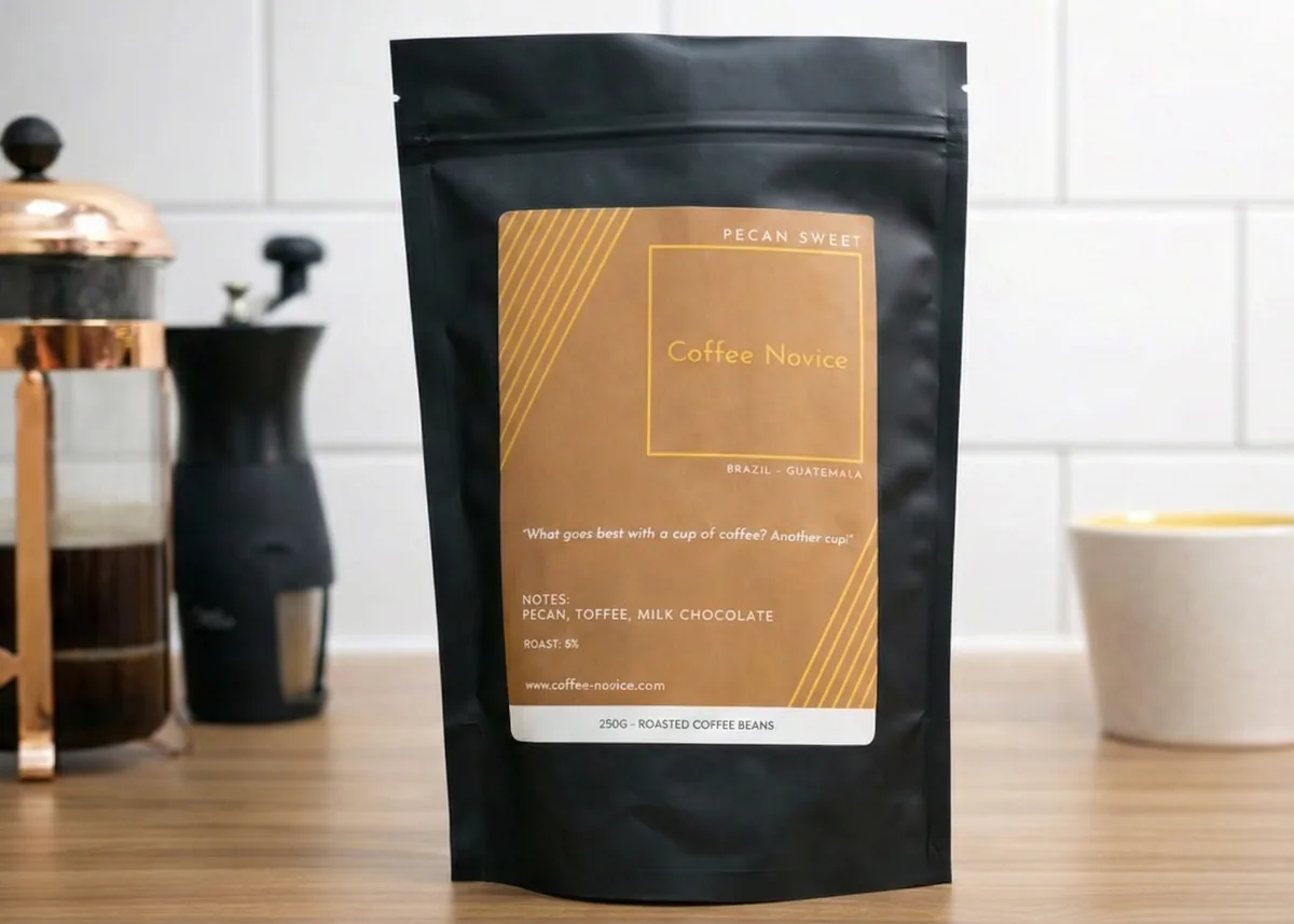 pecan sweet - blend, brazil + guatemala coffee from coffee novice