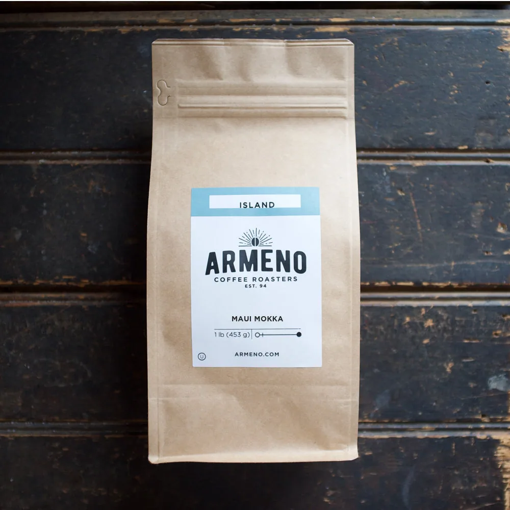 maui mokka, hawaii coffee from armeno coffee roasters ltd