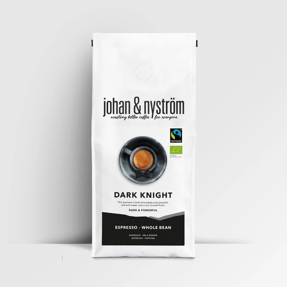 dark knight, peru + honduras coffee from johan & nyström kafferostare & tehandlare ab