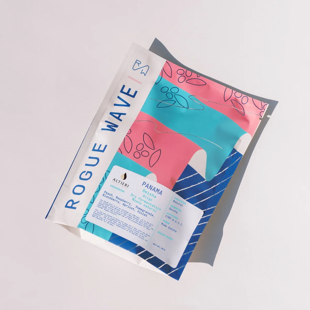 panama - altieri dilgo geisha | dry fermentation mosto natural - 100g - archived, panama coffee from rogue wave coffee
