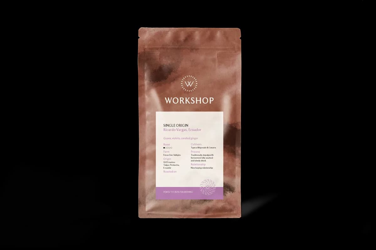 ricardo vargas, ecuador coffee from workshop coffee (roastery)