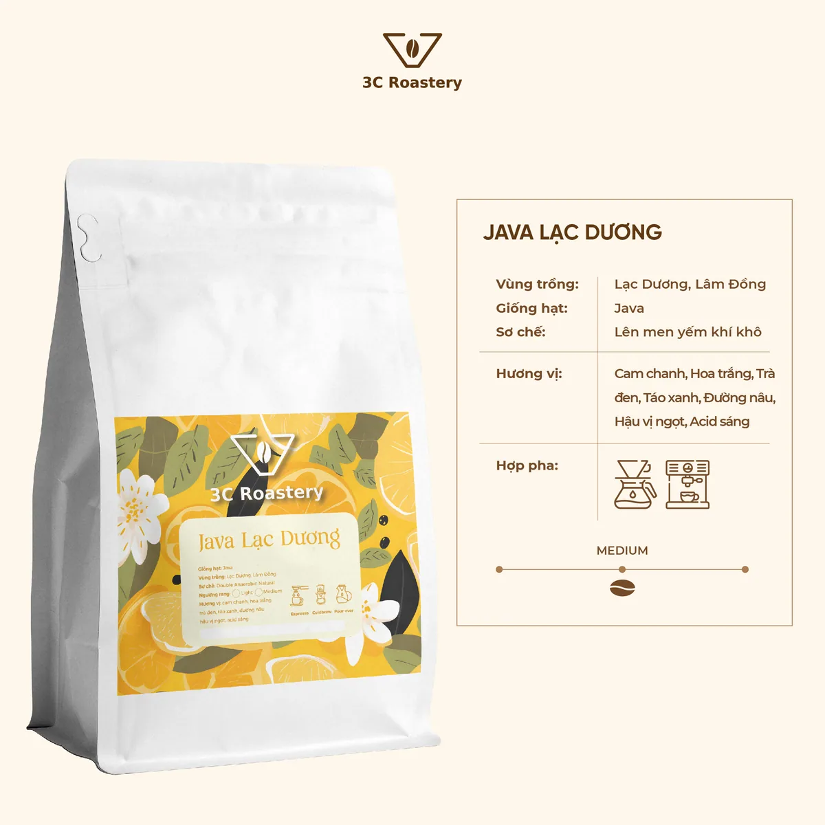 java lạc dương, indonesia coffee from 3c roastery - nguyễn văn lộc